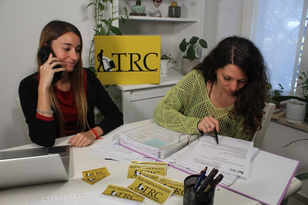team azienda riciclo oli esausti